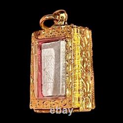 Genuine Thai Buddha Amulet Phra Somdej Lp Pae (LP TOH) Holy Guarantee Card K467