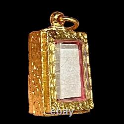 Genuine Thai Buddha Amulet Phra Somdej Lp Pae (LP TOH) Holy Guarantee Card K467
