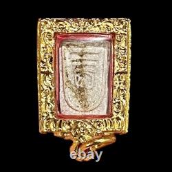 Genuine Thai Buddha Amulet Phra Somdej Lp Pae (LP TOH) Holy Guarantee Card K467