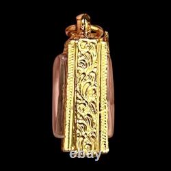 Genuine Thai Buddha Amulet Phra Somdej Lp Pae (LP TOH) Holy Guarantee Card K467