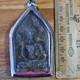 Genuine Thai Buddha Khun Phan Powerful Amulet, Set In Stainless Steel Case