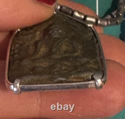 Glaze Buddha Phra Khun Paen Ayutthaya Gild Thai Amulet Pedant Sterling Silver #1 Glaze Buddha Phra Khun Paen Ayutthaya Gild Thai Amulet Pedant Sterling Silver #1