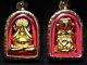 Gold Buddha'Phra Pidta Ara Yu Yuen' LP Kee Figure Thai Amulet