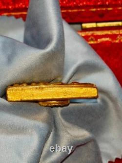 Gold-Plated Thai Amulet Buddha Somdej Benjapakee with Phra Rod & Garuda Rare