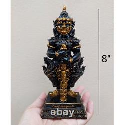 Golden Face Giant God Thao Wessuwan Sacred Thai Amulet 8 Statue