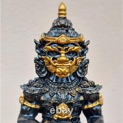 Golden Face Giant God Thao Wessuwan Sacred Thai Amulet 8 Statue