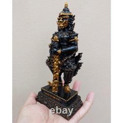 Golden Face Giant God Thao Wessuwan Sacred Thai Amulet 8 Statue