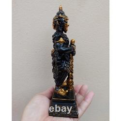 Golden Face Giant God Thao Wessuwan Sacred Thai Amulet 8 Statue