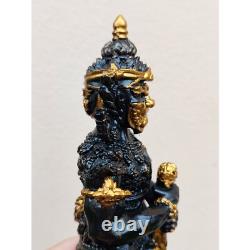 Golden Face Giant God Thao Wessuwan Sacred Thai Amulet 8 Statue