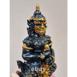Golden Face Giant God Thao Wessuwan Sacred Thai Amulet 8 Statue