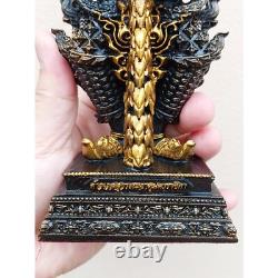 Golden Face Giant God Thao Wessuwan Sacred Thai Amulet 8 Statue