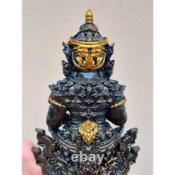 Golden Face Giant God Thao Wessuwan Sacred Thai Amulet 8 Statue