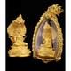 Golden Naka Covering Buddha Gold Color Phra Wimuttisuk Tewanakarach Thai Amulet