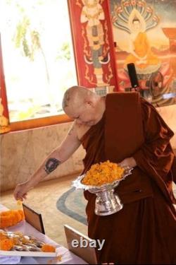 Golden Phra Naga Prok Buddha Amulet Holy Amulet Thai Buddhist Talisman Pendant