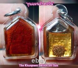Great Charming Khunpaen Switch Off The Sun LP Phra Arjarn O Thai Buddha Amulet