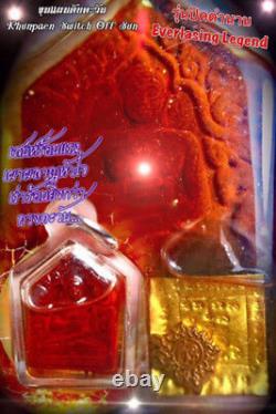 Great Charming Khunpaen Switch Off The Sun LP Phra Arjarn O Thai Buddha Amulet
