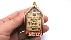 Green Phra Khun Phaen Phrai Kumarn Thai Buddha Amulet Pendant LP Tim 1972 Lucky