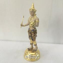 Guardian Angel Statue Porcelain Handmade Spirit House Thai Buddha Amulet Decor
