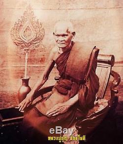 Hanuman, Wood LP BOON Thai Real Antique Magic Amulet For Money Good Lucky Buddha