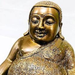 Happiness Buddha Statue Sankajai Treasure Wealth Lp Hong Be2553 Thai Amulet 5058