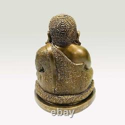 Happiness Buddha Statue Sankajai Treasure Wealth Lp Hong Be2553 Thai Amulet 5058