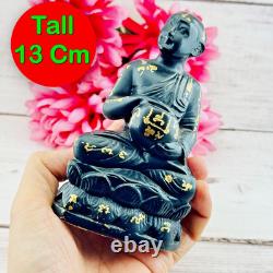 Health Wealth Upakut Yant Write Bronze Buddha Statue Watsutad Thai Amulet 15004