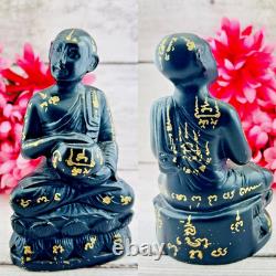Health Wealth Upakut Yant Write Bronze Buddha Statue Watsutad Thai Amulet 15004