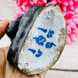 Health Wealth Upakut Yant Write Bronze Buddha Statue Watsutad Thai Amulet 15004