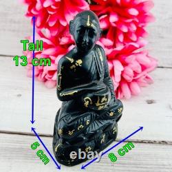 Health Wealth Upakut Yant Write Bronze Buddha Statue Watsutad Thai Amulet 15004