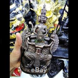 Hermit 9 Face On King Garuda Statue Lp Nong Powerful Protect Thai Buddha Amulet