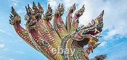 Holy Bracelet Bangle Buddha Payanak Talisman Thai Amulet Red Eye Naga Dragon