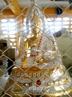 Holy Buddha Statues Crystal Rhinstone WatThasung Thai Buddha Amulet Billionaire