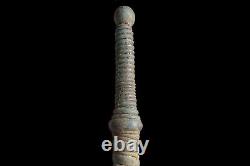 Holy Twist Sword Samrit Bronze Angkor Wat Khmer Buddha Thai Amulet #aa2632a