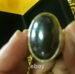 Huge Power Money Ring 11 Leklai 925 Talisman Buddha Lek Nam Pee Thai Amulet Sex