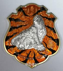 Invulnerable Thai amulet Buddha talisman Headless 5 Tigers Pra AJ LP Chanai 5