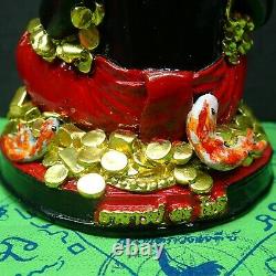 Jao Ngo Bucha Statue, Blessed Thai Buddha Amulet, Money Call Figurine Love Charm