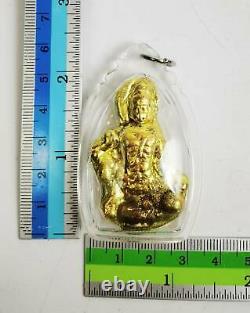 Jatukam Ramathap Naga Gold Leklai Lucky Rich Thai Amulet Buddha Talisman pendant