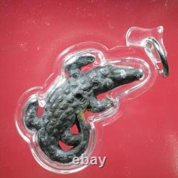 Jorakae, Luang Phor Sanit, Wat Lam Bua Loy, Thai buddha amulet Certificate Card #4