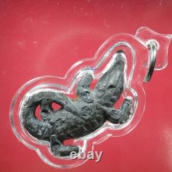 Jorakae, Luang Phor Sanit, Wat Lam Bua Loy, Thai buddha amulet Certificate Card #4