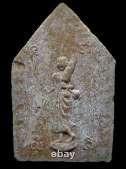 Khun Pan LP Kuai BE2500-2505 Rear with Low-Relief Phra Sivali Thai Buddha Amulet