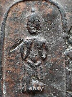 Khunmae Bunruen Sunday Buddha B. E. 2499 Wat Arwut Certificate card Thai Amulet