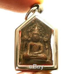 Khunpaen Strong Love Attraction Real Thai Buddha Amulet Lucky Gamble Win Pendant
