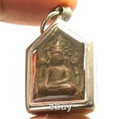 Khunpaen Strong Love Attraction Real Thai Buddha Amulet Lucky Gamble Win Pendant