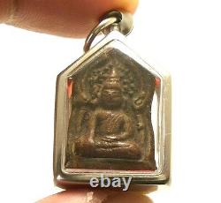 Khunpaen Strong Love Attraction Real Thai Buddha Amulet Lucky Gamble Win Pendant