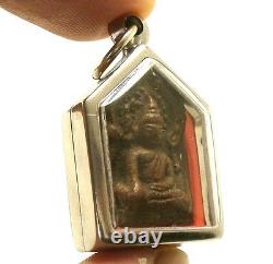 Khunpaen Strong Love Attraction Real Thai Buddha Amulet Lucky Gamble Win Pendant