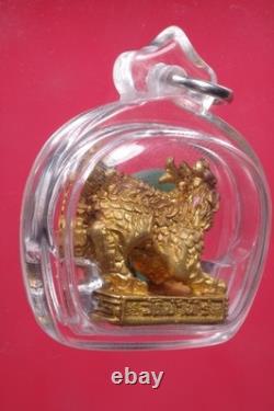 Kirin Luang Por Koon Wat Banrai Be. 2538, Thai Buddha Amulet & Certificate Card