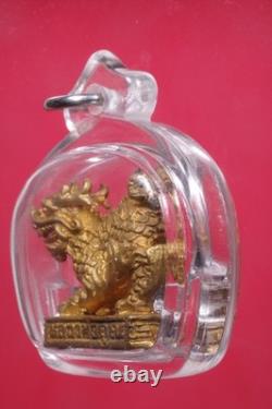 Kirin Luang Por Koon Wat Banrai Be. 2538, Thai Buddha Amulet & Certificate Card