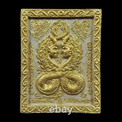 Kruba Krissana NakKiao Naga Water Dragon Thai Buddha Amulet Holy Talisman 2548