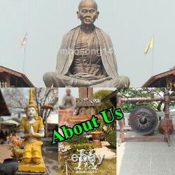 Kruba Srivichai Top Famous Monk Coin Thailand Luck Fortune Thai Buddha Amulet