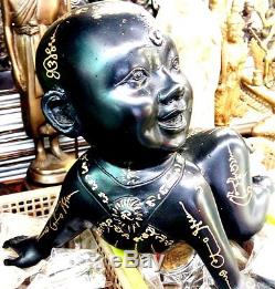 Kumanthong Boy Gost Prai Nin LP Udomsap Thai Buddha Amulet Wealth Riches Lucky